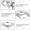 Bague Tyrannosaure - Dinosaure - argent 4 pièces - miniature variant 1