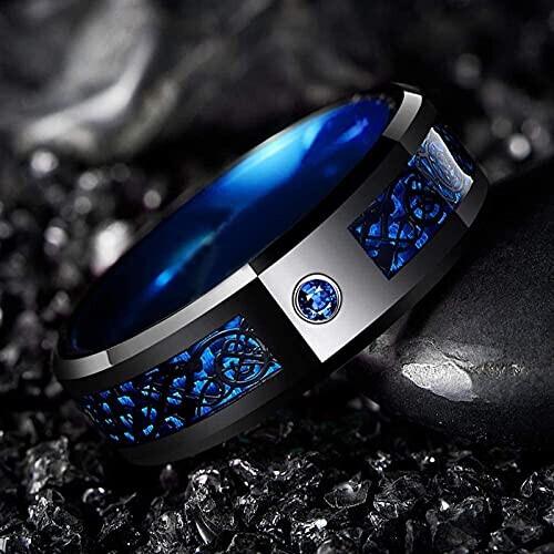Bague Dragon violet variant 2 