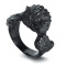 Bague Hibou noir - miniature