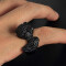 Bague Hibou noir - miniature variant 1