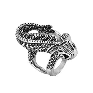 Bague Lézard argent