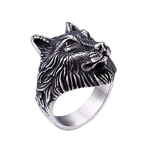 Bague Loup argent