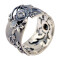 Bague Pieuvre noir - miniature