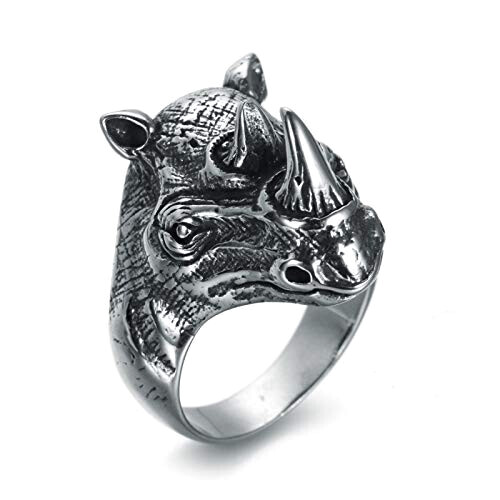 Bague Rhinocéros argent