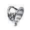 Bague Rhinocéros argent - miniature