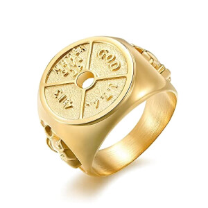 Bague Rhinocéros or