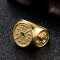 Bague Rhinocéros or - miniature variant 3