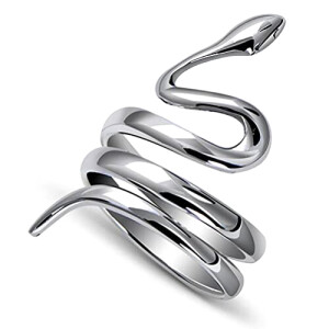 Bague Serpent argent