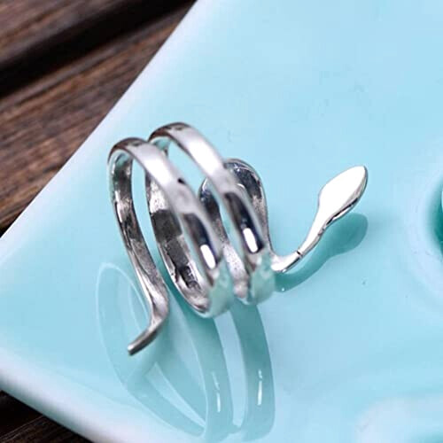 Bague Serpent argent variant 6 