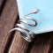 Bague Serpent argent - miniature variant 4