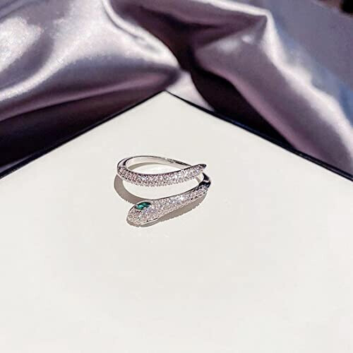 Bague Serpent argent variant 1 