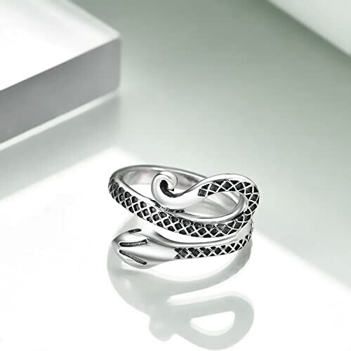 Bague Serpent argent variant 1 