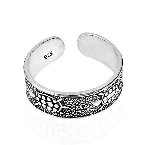 Bague Tortue argent variant 0 