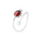 Bague Coccinelle argent - miniature