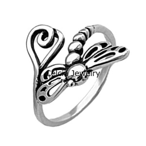 Bague Libellule argent