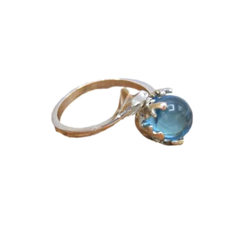 Bague Sirène bleu océan