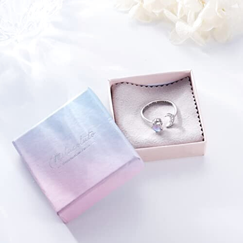 Bague Étoile argenté variant 3 