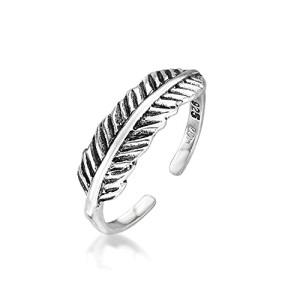 Bague Plume motif feuille/ - diamètre int: mm - taille