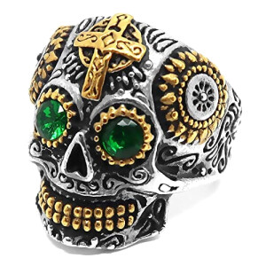 Bague Tête de mort acier inoxydable