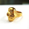 Bague Tête de mort or - miniature variant 3