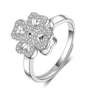 Bague Trèfle argent