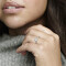 Bague Carré argent sterling - miniature variant 7