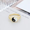 Bague Yin Yang noir - miniature variant 2