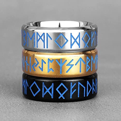 Bague Viking r-argenté variant 1 