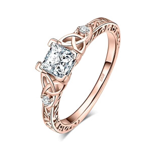 Bague Celtique or rose