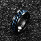 Bague bleu noire - miniature variant 2