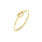 Bague jaune doré - miniature
