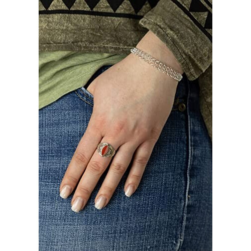 Bague orange cornaline variant 0 