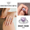 Bague violet -juin - miniature variant 4