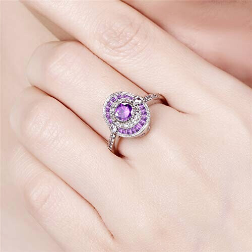 Bague violet variant 3 