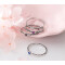 Bague violet diamant - miniature variant 3